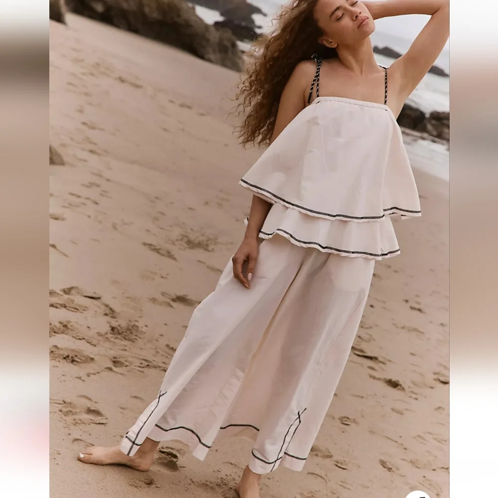 New Free People Movement Warm Down One Piece Ivory Size Small NWOT - Picture 1 of 10
